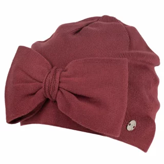 Beanie Organic Cotton Bow