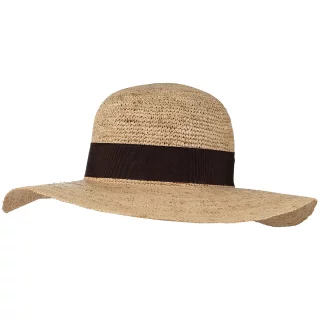 Straw Hat Raffia Crochet Ribbon