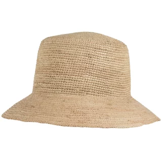 Bucket Hat Raffia Crochet