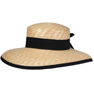 Straw Hat Wide Brim Elegant