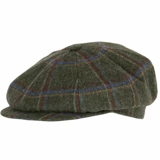 Flat Cap Macon 49 Gen Merino check