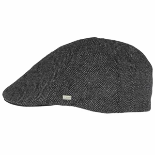 Macon 56 Herringbone Flat Cap