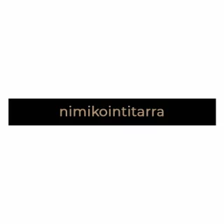 Nimikointitarra hikinauhaan