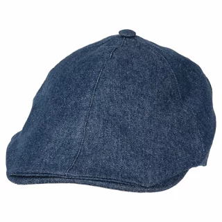 Flat Cap 6 Panel Denim